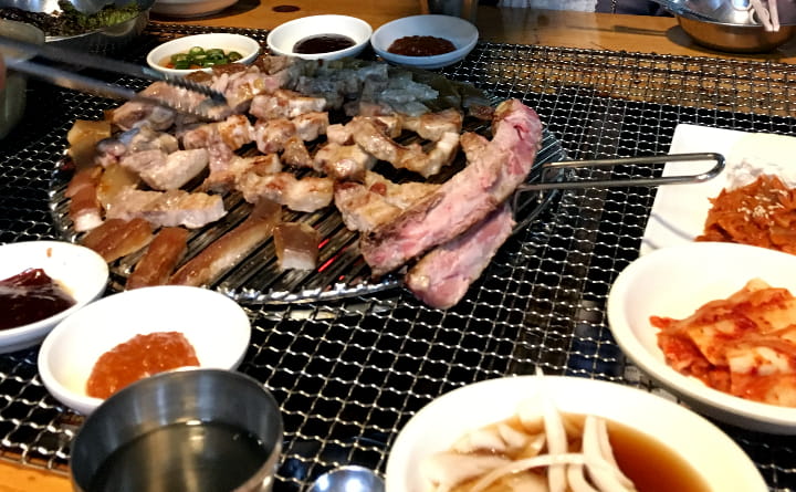 釜山で焼肉