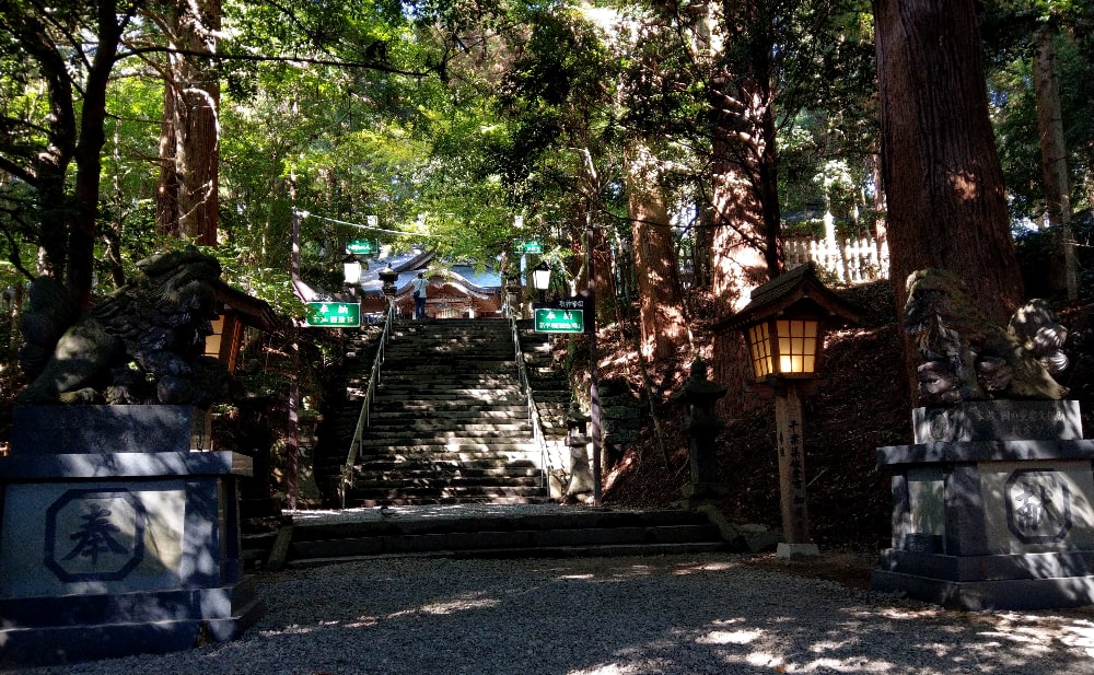 高千穂神社への階段