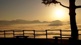 国見ケ丘展望台の雲海